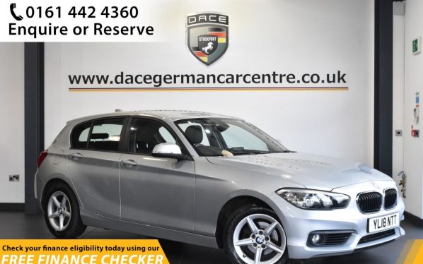 Used 2018 SILVER BMW 1 SERIES Hatchback 2.0 118D SE 5d 147 BHP (reg. 2018-07-27) for sale in Hale