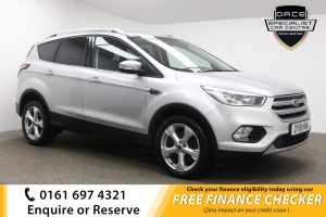 Used 2018 SILVER FORD KUGA Hatchback 1.5 ZETEC TDCI 5d AUTO 119 BHP (reg. 2018-03-20) for sale in Whitefield