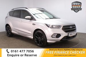 Used 2018 SILVER FORD KUGA Hatchback 2.0 ST-LINE X TDCI 5d 177 BHP (reg. 2018-03-30) for sale in Royton