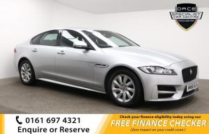 Used 2018 SILVER JAGUAR XF Saloon 2.0 D R-SPORT 4d AUTO 161 BHP (reg. 2018-12-27) for sale in Whitefield