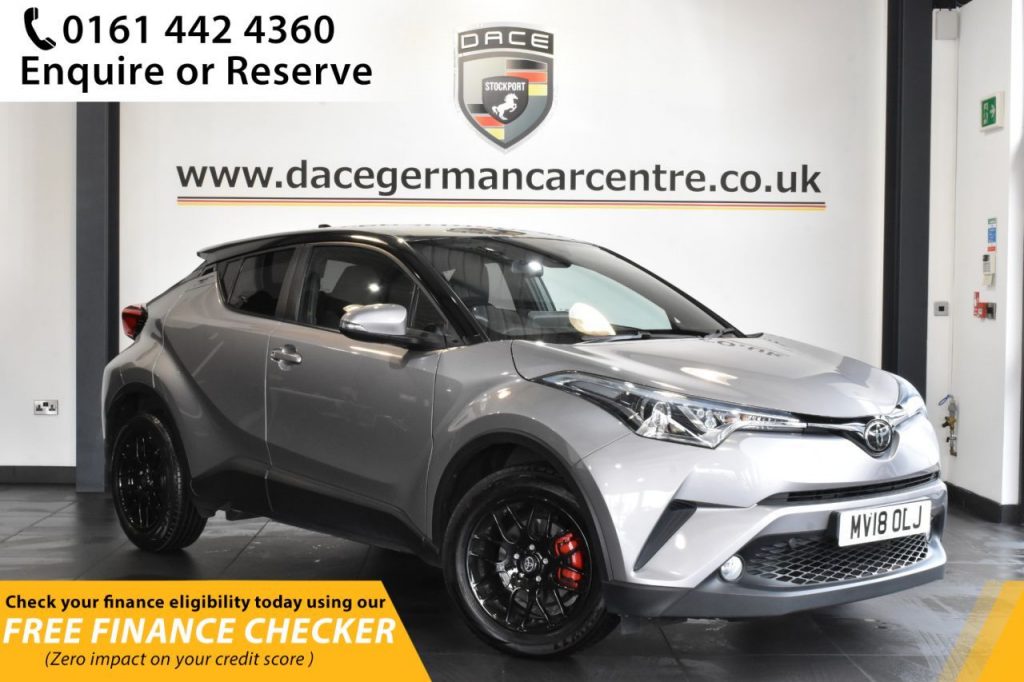 Used 2018 SILVER TOYOTA CHR Hatchback 1.2 ICON 5DR 114 BHP (reg. 2018-03-02) for sale in Hale