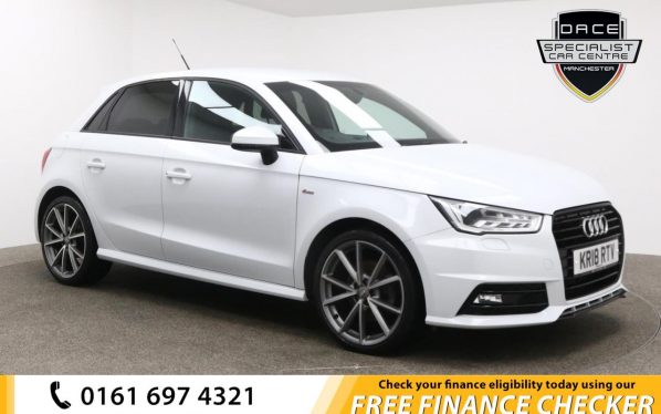 Used 2018 WHITE AUDI A1 Hatchback 1.4 SPORTBACK TFSI BLACK EDITION NAV 5d 123 BHP (reg. 2018-05-02) for sale in Whitefield