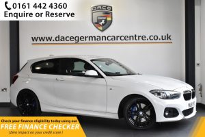 Used 2018 WHITE BMW 1 SERIES Hatchback 1.5 118I M SPORT SHADOW EDITION 3d AUTO 134 BHP (reg. 2018-12-10) for sale in Hale