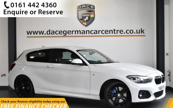 Used 2018 WHITE BMW 1 SERIES Hatchback 1.5 118I M SPORT SHADOW EDITION 3d AUTO 134 BHP (reg. 2018-12-10) for sale in Hale