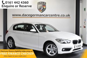 Used 2018 WHITE BMW 1 SERIES Hatchback 2.0 118D SE 5d 147 BHP (reg. 2018-07-24) for sale in Hale