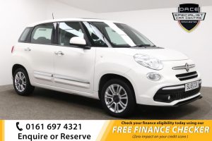 Used 2018 WHITE FIAT 500L MPV 1.4 LOUNGE 5d 95 BHP (reg. 2018-07-13) for sale in Whitefield