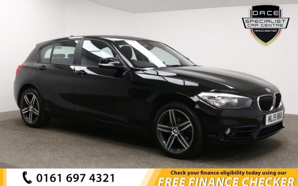 Used 2019 BLACK BMW 1 SERIES Hatchback 1.5 118I SPORT 5d 134 BHP (reg. 2019-03-26) for sale in Whitefield