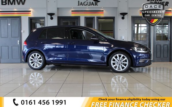 Used 2019 BLUE VOLKSWAGEN GOLF Hatchback 1.5 GT TSI EVO 5d 129 BHP (reg. 2019-06-24) for sale in Hazel Grove