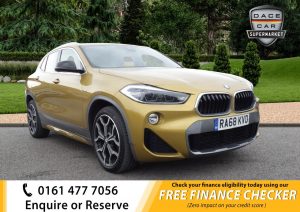 Used 2019 GOLD BMW X2 Hatchback 2.0 SDRIVE18D M SPORT X 5d AUTO 148 BHP (reg. 2019-01-24) for sale in Royton