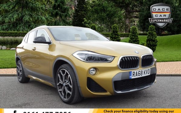 Used 2019 GOLD BMW X2 Hatchback 2.0 SDRIVE18D M SPORT X 5d AUTO 148 BHP (reg. 2019-01-24) for sale in Royton