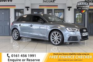 Used 2019 GREY AUDI A3 Hatchback 1.0 SPORTBACK TFSI BLACK EDITION 5d 114 BHP (reg. 2019-01-01) for sale in Hazel Grove