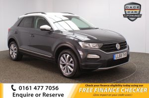 Used 2019 GREY VOLKSWAGEN T-ROC Hatchback 1.0 DESIGN TSI 5d 114 BHP (reg. 2019-01-18) for sale in Royton