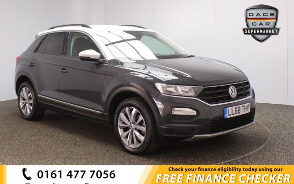 Used 2019 GREY VOLKSWAGEN T-ROC Hatchback 1.0 DESIGN TSI 5d 114 BHP (reg. 2019-01-18) for sale in Royton