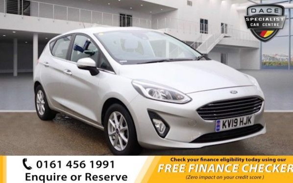 Used 2019 SILVER FORD FIESTA Hatchback 1.1 ZETEC 5d 85 BHP (reg. 2019-04-27) for sale in Hazel Grove