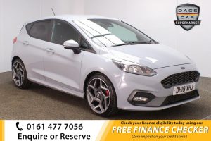 Used 2019 SILVER FORD FIESTA Hatchback 1.5 ST-2 5d 198 BHP (reg. 2019-08-19) for sale in Royton