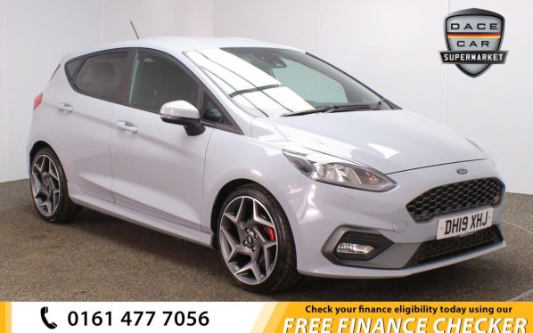 Used 2019 SILVER FORD FIESTA Hatchback 1.5 ST-2 5d 198 BHP (reg. 2019-08-19) for sale in Royton