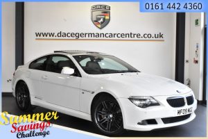 Used 2009 WHITE BMW 6 SERIES Coupe 3.0 635D EDITION SPORT 2DR 282 BHP (reg. 2009-03-18) for sale in Urmston