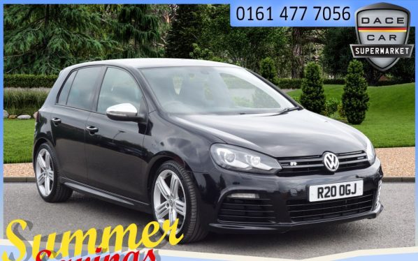 Used 2010 BLACK VOLKSWAGEN GOLF Hatchback 2.0 R 5d 270 BHP LEATHER (reg. 2010-06-03) for sale in Saddleworth