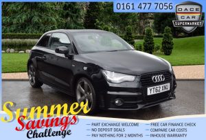 Used 2012 BLACK AUDI A1 Hatchback 2.0 TDI BLACK EDITION 3d 143 BHP (reg. 2012-09-13) for sale in Saddleworth