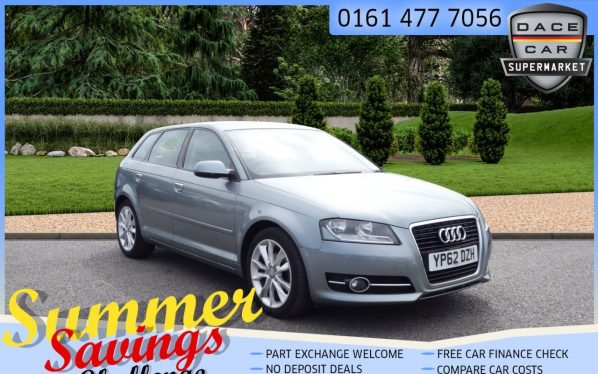 Used 2012 GREY AUDI A3 Hatchback 1.4 TFSI SPORT 5d 123 BHP (reg. 2012-10-13) for sale in Saddleworth