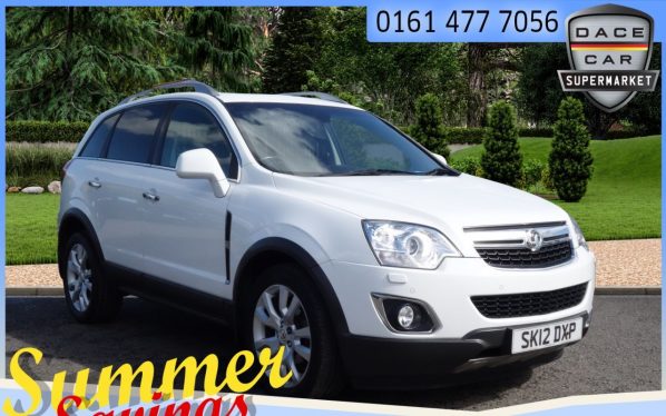 Used 2012 WHITE VAUXHALL ANTARA Hatchback 2.2 SE CDTI 5d AUTO 161 BHP (reg. 2012-05-08) for sale in Saddleworth