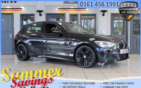 Used 2013 BLACK BMW 1 SERIES Hatchback 2.0 120D M SPORT 5d 181 BHP (reg. 2013-06-17) for sale in Hazel Grove