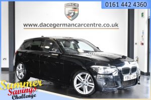 Used 2013 BLACK BMW 1 SERIES Hatchback 2.0 120D M SPORT 5d 181 BHP (reg. 2013-02-08) for sale in Urmston