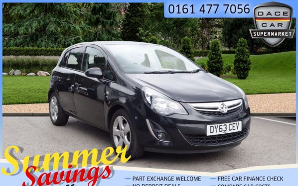 Used 2013 BLACK VAUXHALL CORSA Hatchback 1.4 SXI AC 5d 98 BHP (reg. 2013-09-30) for sale in Saddleworth