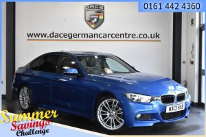 Used 2013 BLUE BMW 3 SERIES Saloon 2.0 320D M SPORT 4DR 181 BHP (reg. 2013-03-01) for sale in Urmston