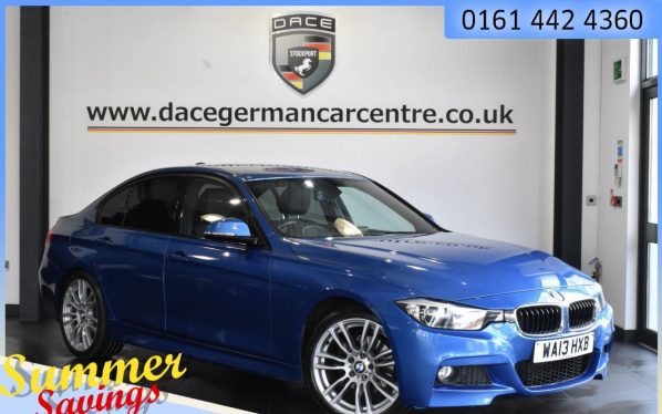 Used 2013 BLUE BMW 3 SERIES Saloon 2.0 320D M SPORT 4DR 181 BHP (reg. 2013-03-01) for sale in Urmston