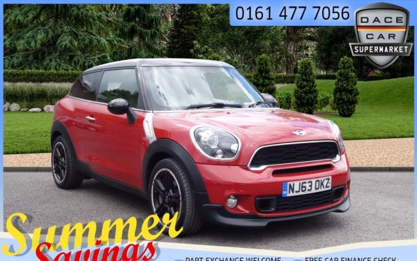 Used 2013 RED MINI MINI PACEMAN Coupe 1.6 COOPER D 3d 111 BHP (reg. 2013-09-16) for sale in Saddleworth