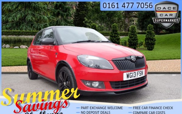 Used 2013 RED SKODA FABIA Hatchback 1.6 MONTE CARLO TECH TDI CR 5d 105 BHP (reg. 2013-06-29) for sale in Saddleworth