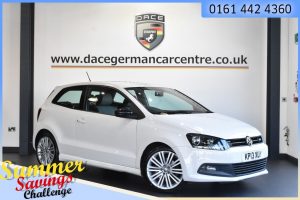 Used 2013 WHITE VOLKSWAGEN POLO Hatchback 1.4 BLUEGT DSG 3d 140 BHP (reg. 2013-06-27) for sale in Urmston