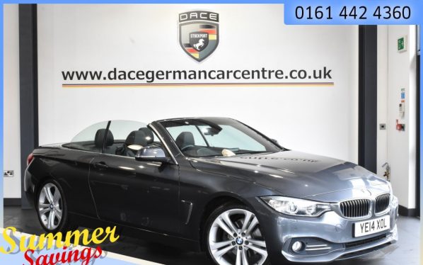 Used 2014 GREY BMW 4 SERIES Convertible 2.0 420D LUXURY 2DR 181 BHP (reg. 2014-05-09) for sale in Urmston