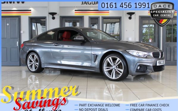 Used 2014 GREY BMW 4 SERIES Coupe 2.0 420I XDRIVE M SPORT 2d 181 BHP (reg. 2014-02-03) for sale in Hazel Grove