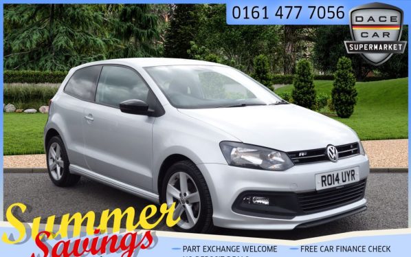 Used 2014 SILVER VOLKSWAGEN POLO Hatchback 1.2 R-LINE STYLE AC 3d 60 BHP (reg. 2014-04-16) for sale in Saddleworth