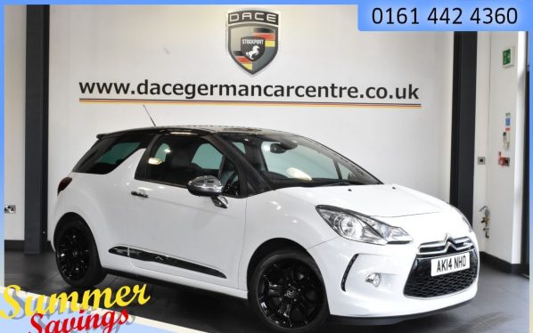 Used 2014 WHITE CITROEN DS3 Hatchback 1.6 E-HDI AIRDREAM DSPORT PLUS 3d 111 BHP (reg. 2014-04-30) for sale in Urmston