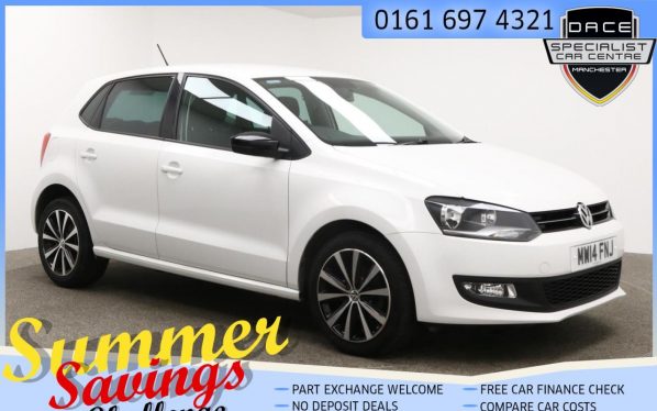 Used 2014 WHITE VOLKSWAGEN POLO Hatchback 1.2 MATCH EDITION 5d 59 BHP (reg. 2014-06-28) for sale in Farnworth