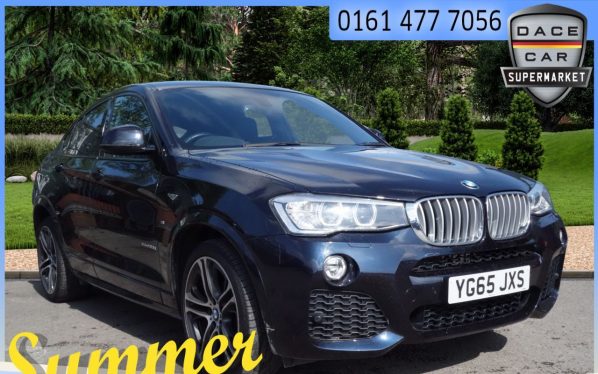 Used 2015 BLACK BMW X4 Coupe 3.0 XDRIVE30D M SPORT 4d AUTO 255 BHP (reg. 2015-09-01) for sale in Saddleworth