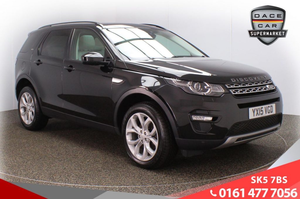 Used 2015 BLACK LAND ROVER DISCOVERY SPORT 4x4 2.2 SD4 HSE 5d 190 BHP (reg. 2015-03-10) for sale in Saddleworth