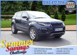 Used 2015 BLUE LAND ROVER RANGE ROVER EVOQUE Estate 2.0 TD4 SE TECH 5d AUTO 177 BHP (reg. 2015-11-09) for sale in Saddleworth