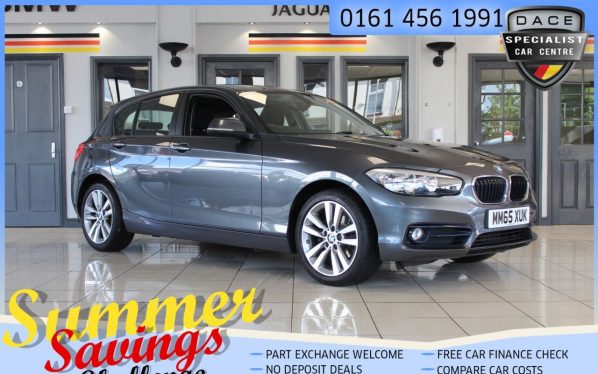 Used 2015 GREY BMW 1 SERIES Hatchback 1.5 118I SPORT 5d 134 BHP (reg. 2015-11-27) for sale in Hazel Grove