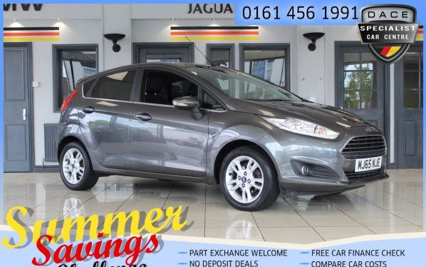 Used 2015 GREY FORD FIESTA Hatchback 1.2 ZETEC 5d 81 BHP (reg. 2015-11-11) for sale in Hazel Grove