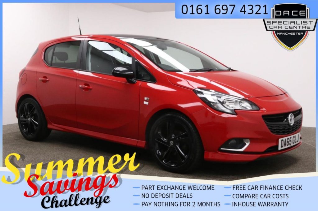 Used 2015 RED VAUXHALL CORSA Hatchback 1.2 LIMITED EDITION 5d 69 BHP (reg. 2015-09-24) for sale in Farnworth