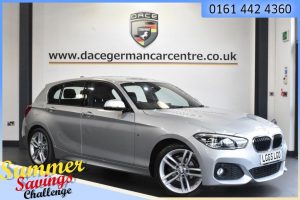 Used 2015 SILVER BMW 1 SERIES Hatchback 1.5 116D M SPORT 5DR 114 BHP (reg. 2015-10-16) for sale in Urmston