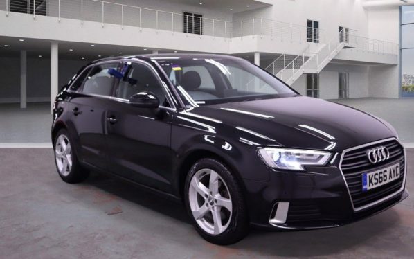 Used 2016 BLACK AUDI A3 Hatchback 2.0 TDI SPORT 5d 148 BHP (reg. 2016-11-30) for sale in Saddleworth