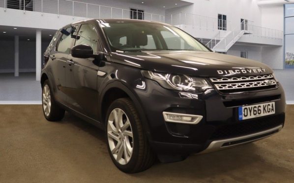 Used 2016 BLACK LAND ROVER DISCOVERY SPORT Estate 2.0 TD4 HSE LUXURY 5d AUTO 180 BHP (reg. 2016-09-14) for sale in Farnworth