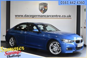 Used 2016 BLUE BMW 3 SERIES Saloon 2.0 320D M SPORT 4d AUTO 188 BHP (reg. 2016-09-07) for sale in Urmston