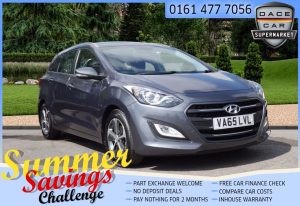 Used 2016 GREY HYUNDAI I30 Estate 1.6 CRDI SE NAV BLUE DRIVE 5d AUTO 109 BHP (reg. 2016-01-12) for sale in Saddleworth