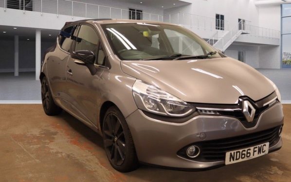 Used 2016 GREY RENAULT CLIO Hatchback 0.9 ICONIC 25 NAV TCE 5d 89 BHP (reg. 2016-09-19) for sale in Farnworth